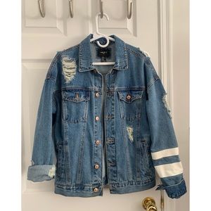 Distressed Jean Jacket